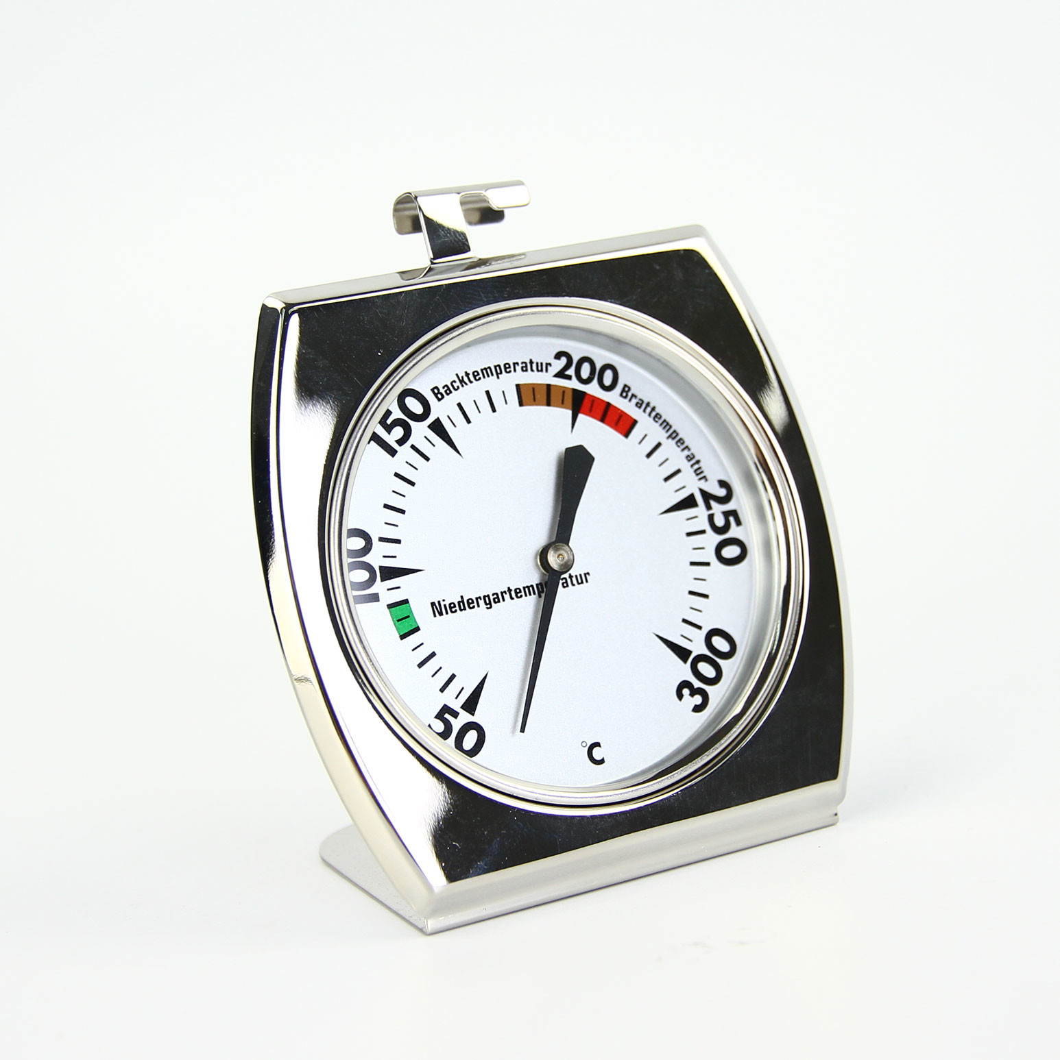 2.7" Dial Type Bimetal Oven Thermometer Food Grade Materials C And F