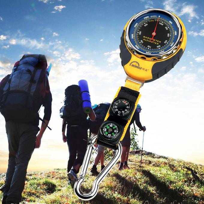 Mountain Climbing Altimeter Barometer Compass Thermometer Dimater 60mm