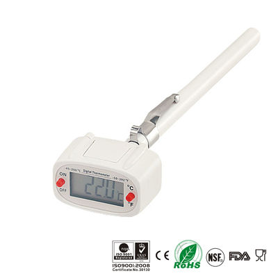 LCD Display BBQ Meat 392F SS Probe Milk Cooking Thermometer
