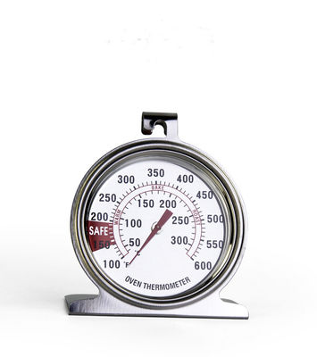 SS Bimetal 100-600°F 2.5" Dial Oven Meat Thermometer