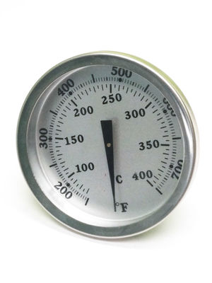 60MM Pizza Metallic Bimetal Kitchen Oven Thermometer For Baking