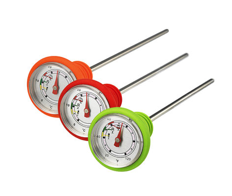 quality  Instant Read Tea Coffee Wine Thermometer With Colorful Silicone Cases factory