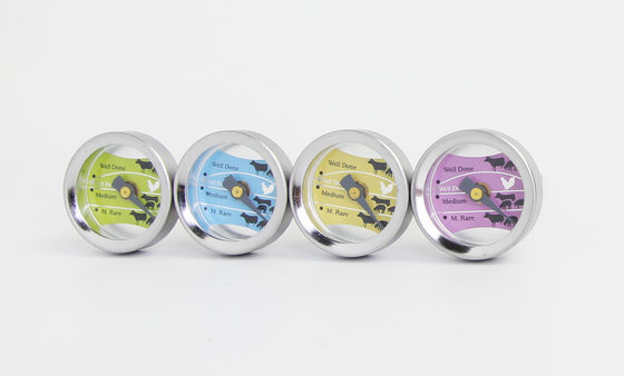 quality  Meat Oven Safe 4 Mini Steak Cooking Thermometer Set For Grilling factory