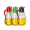 550ml Auto Flip Glass Seasoning Bottles For Kitchen Sauce Oil Vinegar