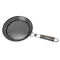 Non Stick Round Shape BBQ Tools Roasting Pan Rust Resistant Grill Basket Foldable