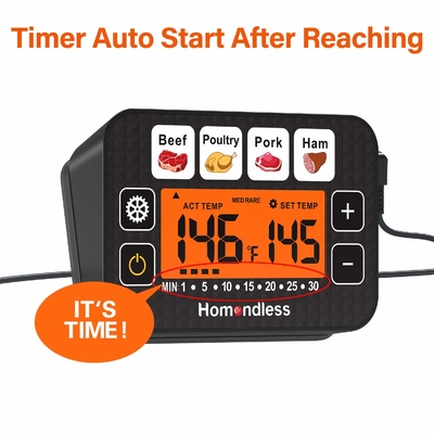 One Probe NSF 572F 4 Modes Instant Read Thermometer BBQ Cooking Thermometer For Grilling Oven