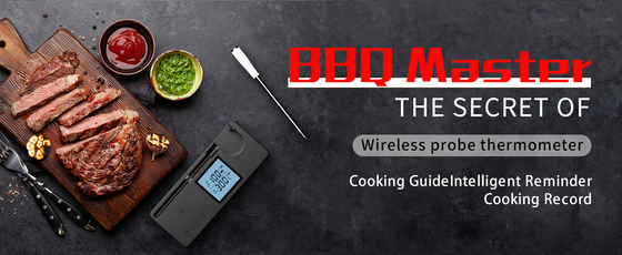 Newest Wireless Bluetooth Bbq Thermometer IPX8 Waterproof Household Food Temperature Controller For Smoker Grill