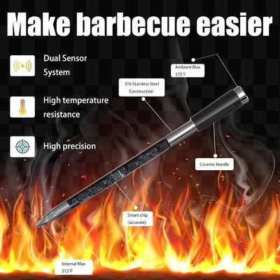 Top-selling Single-probe 5.2 Bluetooth Wireless Beef Thermometer For Culinary & Grilling Upgraded Compatibility