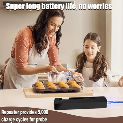 Premium Bluetooth Digital Wireless Grill Bbq Thermometer Smart Waterproof Kitchen Food Meat High Temperature Probe