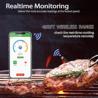 Top-selling Single-probe 5.2 Bluetooth Wireless Beef Thermometer For Culinary & Grilling Upgraded Compatibility