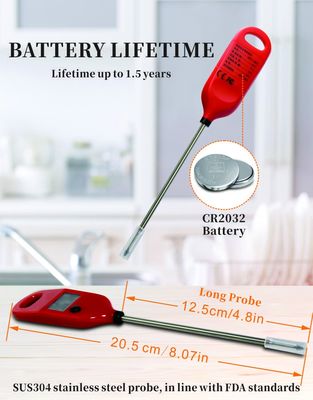 Barbecue Thermometer Digital Temperature Measuring Gadgets Instant Read Meat Cooking Thermometer Food Thermometers Digital