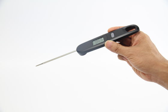 Foldable Instant Read Meat Thermometer Waterproof IPX7 Food Thermometer Digital LCD Backlight for Cooking