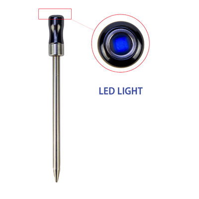 Digital BLE Bluetooth Wireless Dual Needle Meat Thermometer 50m APP Monitoring Thermometer Smart Alarm Grill Thermometer