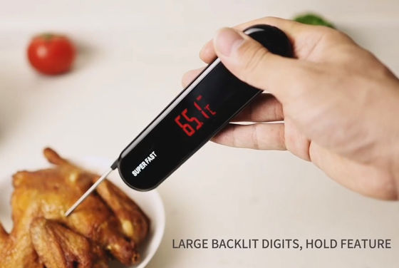 InstaProbe (Less Than .6 Seconds) Professional Meat Thermometer Digital, Instant Read Thermometer with OLED Display, IP67 Waterproof for Grill, BBQ, Cooking, Smoker, Home Brewing, NSF Certified