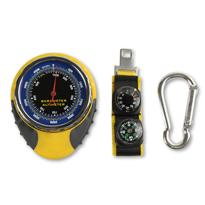 Digital Altimeter Barometer Mingle Thermometer Hanging Ring For Outdoor Activity