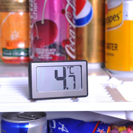 Black Fridge Freezer Alarm Thermometer , Digital Fridge Thermometer -22℉ - 122℉