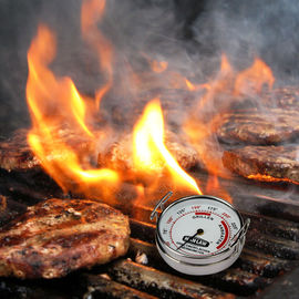 Stainless Steel Grill Thermometer Durable Bimetal Construction For Meat Cooking