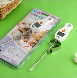 Backlight LCD Cooking Thermometer For Liquids , Smart Food Thermometer Easy To Use