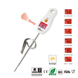 Backlight LCD Cooking Thermometer For Liquids , Smart Food Thermometer Easy To Use