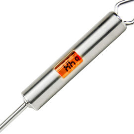 LCD Display Hand Held Instant Read Digital Thermometer Silver Color ISO9001