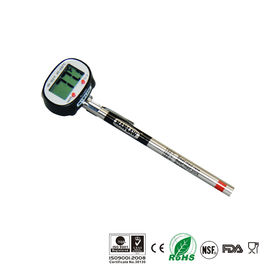Swiveled LCD Head Quick Read Thermometer , Waterproof Meat Thermometer Light Weight