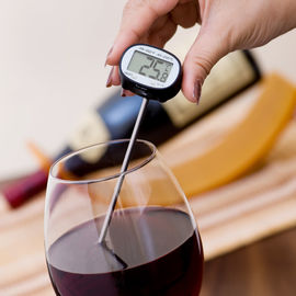 Swiveled LCD Head Quick Read Thermometer , Waterproof Meat Thermometer Light Weight