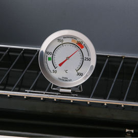 Kitchen Measurement Tool BBQ Oven Thermometer Silver Color For Cooking
