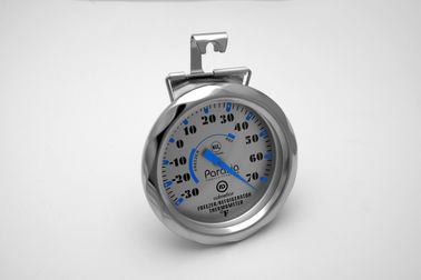 Stainless Steel Portable Fridge Thermometer , Fridge Temperature Meter High Accuracy
