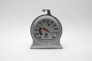 Smart Vaccine Fridge Freezer Thermometer Silver Color Easy To Read Dial Design