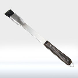 2.5mm Thickness Personalized BBQ Tools , Barbecue Grill Set With Premium Wood Handle