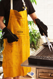 Barber Butcher Pockets Apron BBQ Tools 100% Leather Materials Fashion Designing