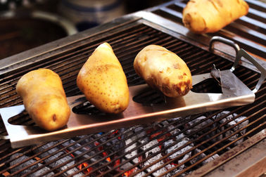Dishwasher Safe BBQ Potato Rack , Personalized Grilling Tools High Strength