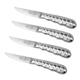 4 PCS BBQ Tools 10" Length Kitchen Stainless Steel Carving Knife Set