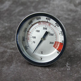 Smoking BBQ Roasting Grill Oven Thermometer , Grill Meat Thermometer Highly Safe