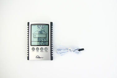 12 Months Battery Life Indoor Outdoor Thermometer Weather Station Mold Indicator Clock