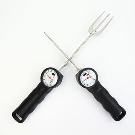 Instant Read Trident Digital Meat Thermometer Fork , Barbecue Tool Set Light Weight