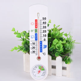 Metal Case Glass Tube Outdoor Temperature Gauge , Indoor Outdoor Temp Gauge Quick Response
