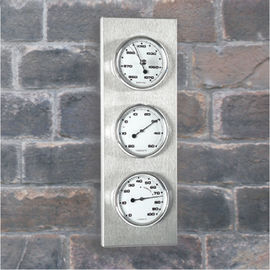 Stainless Steel Material Calibrated Temperature And Humidity Monitor 350g Light Weight