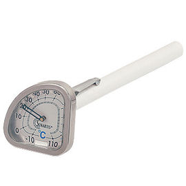 Household Stainless Steel Wine Thermometer Silver Surface Easy To Read
