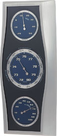 Wall Barometer Indoor Outdoor Thermometer Hanging Home / Office Metal Material
