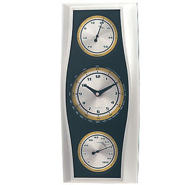 Wall Barometer Indoor Outdoor Thermometer Hanging Home / Office Metal Material
