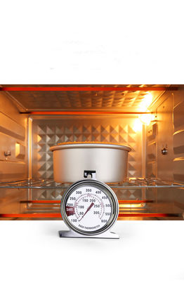 SS Bimetal 100-600°F 2.5" Dial Oven Meat Thermometer