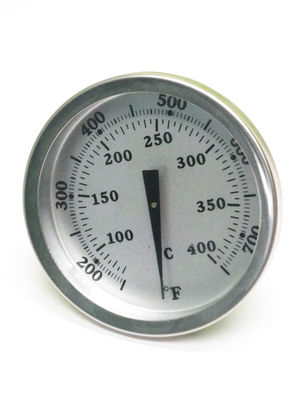 60MM Pizza Metallic Bimetal Kitchen Oven Thermometer For Baking
