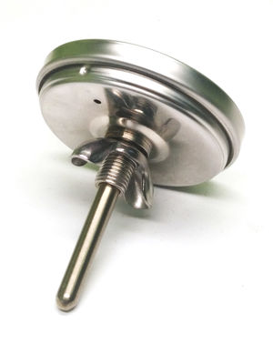 60MM Pizza Metallic Bimetal Kitchen Oven Thermometer For Baking