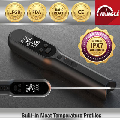 IPX7 Waterproof Digital Thermometer Food Temperature Probe Unique Design