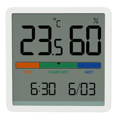 Plastic Mini LCD Digital Temperature Humidity Meter Touch Sensitive Hygrometer