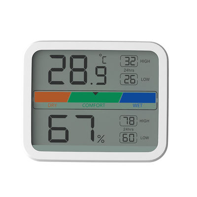 ABS Plastic Indoor Outdoor Thermometer Digital Temperature Humidity Meter