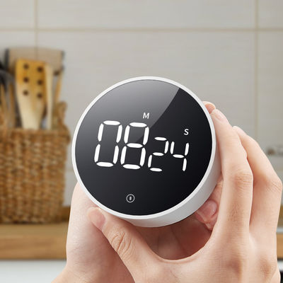 1.1 Inch Digital Kitchen Timer LED Twist Setting Magnetic Backing