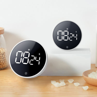 1.1 Inch Digital Kitchen Timer LED Twist Setting Magnetic Backing