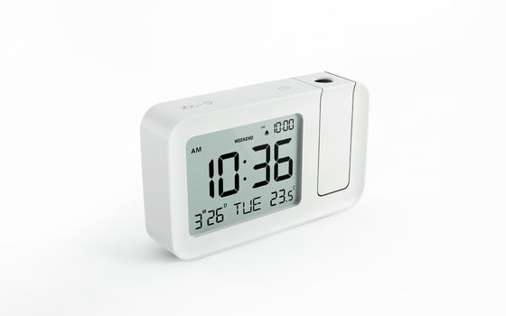 LCD Display Dimmable Indoor Outdoor Thermometer Clock USB Battery Powered